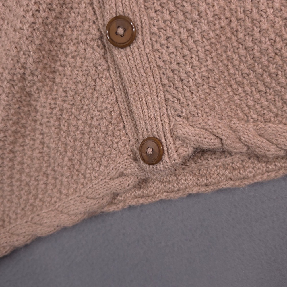 Artesanias Pachamama 100% Alpaca Wool Cardigan Sweater Womens Hand Made In Peru - Picture 8 of 14
